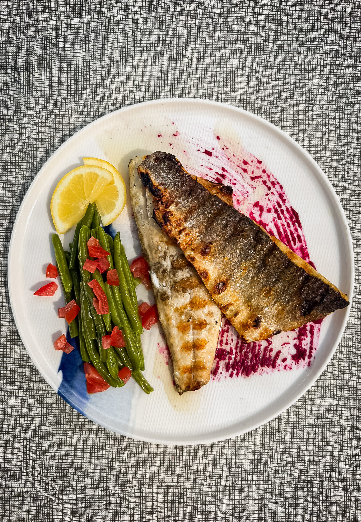 Mediterranean plates shared at a table